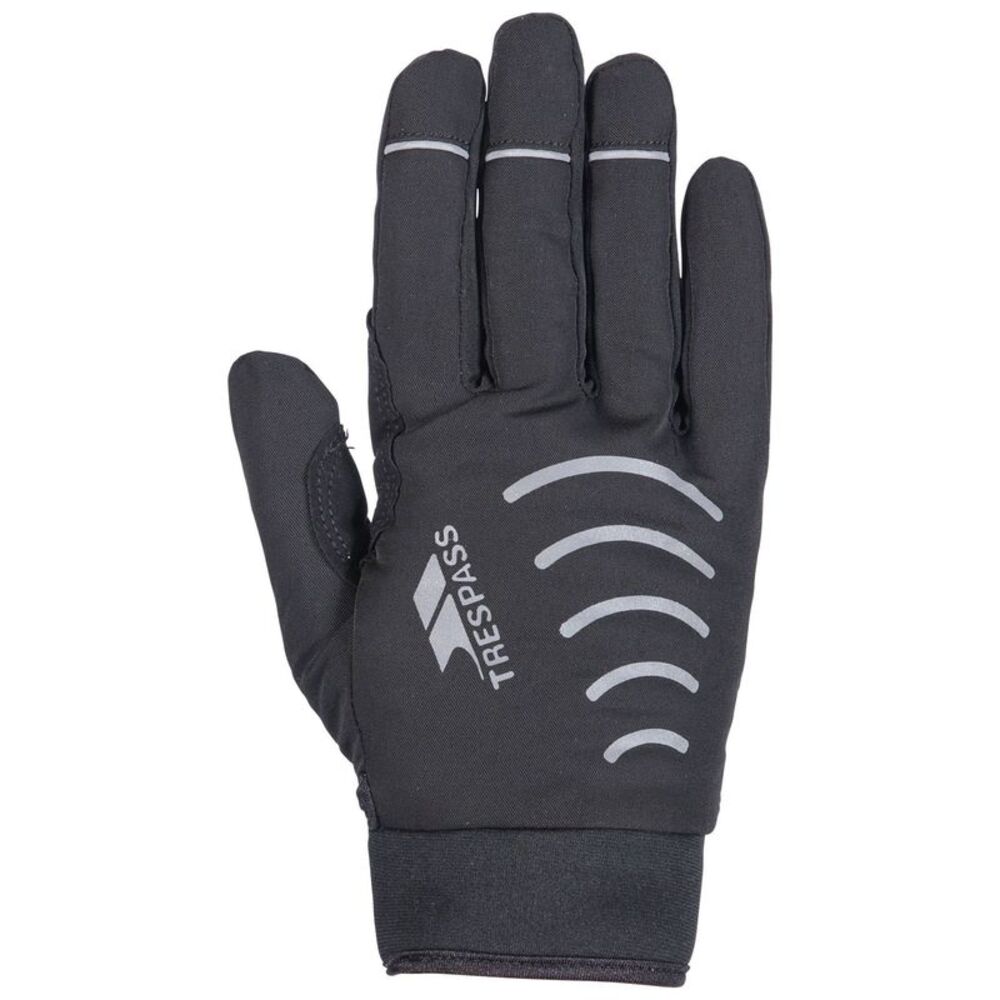 Trespass Adults Unisex Crossover Gloves (1 Pair) / Black